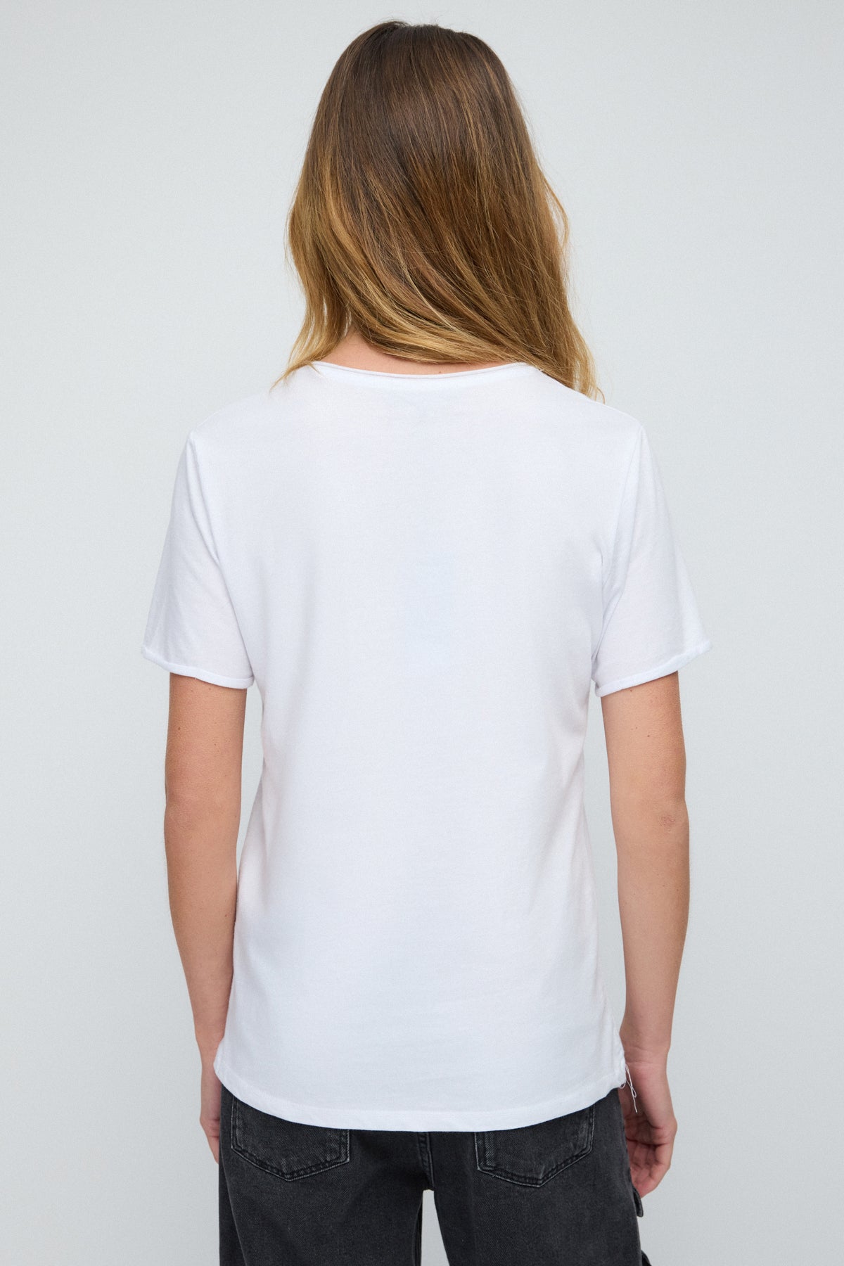 Slogan Baskılı Basic T-shirt