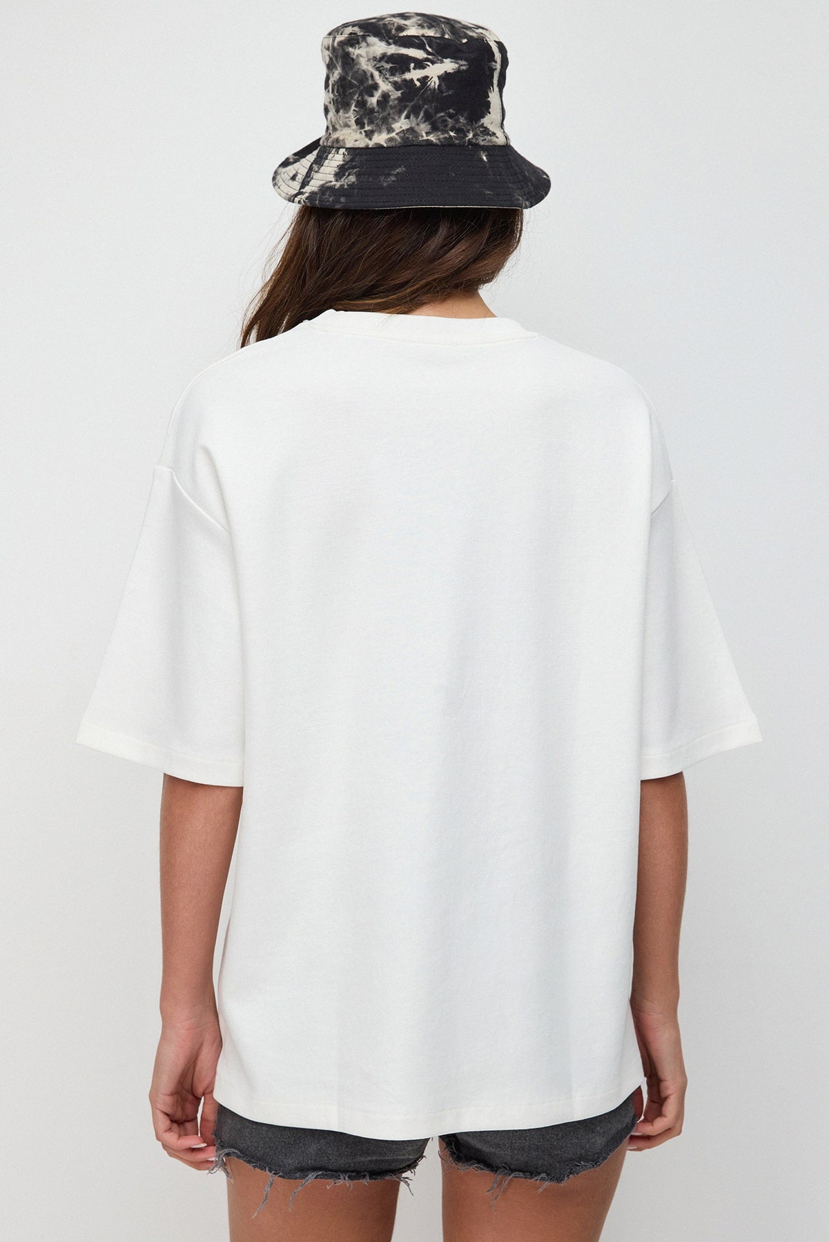 Soluk Efektli Oversize T-shirt