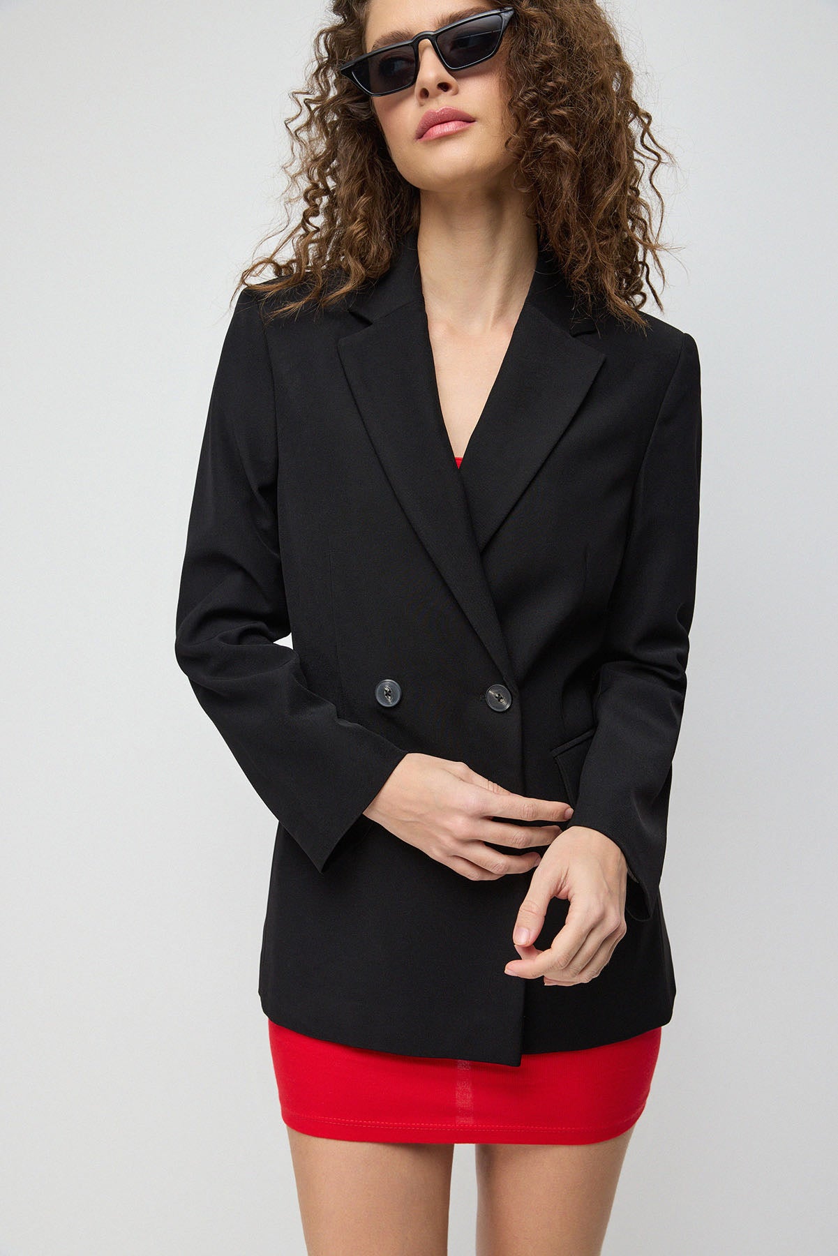 Kruvaze Blazer Ceket