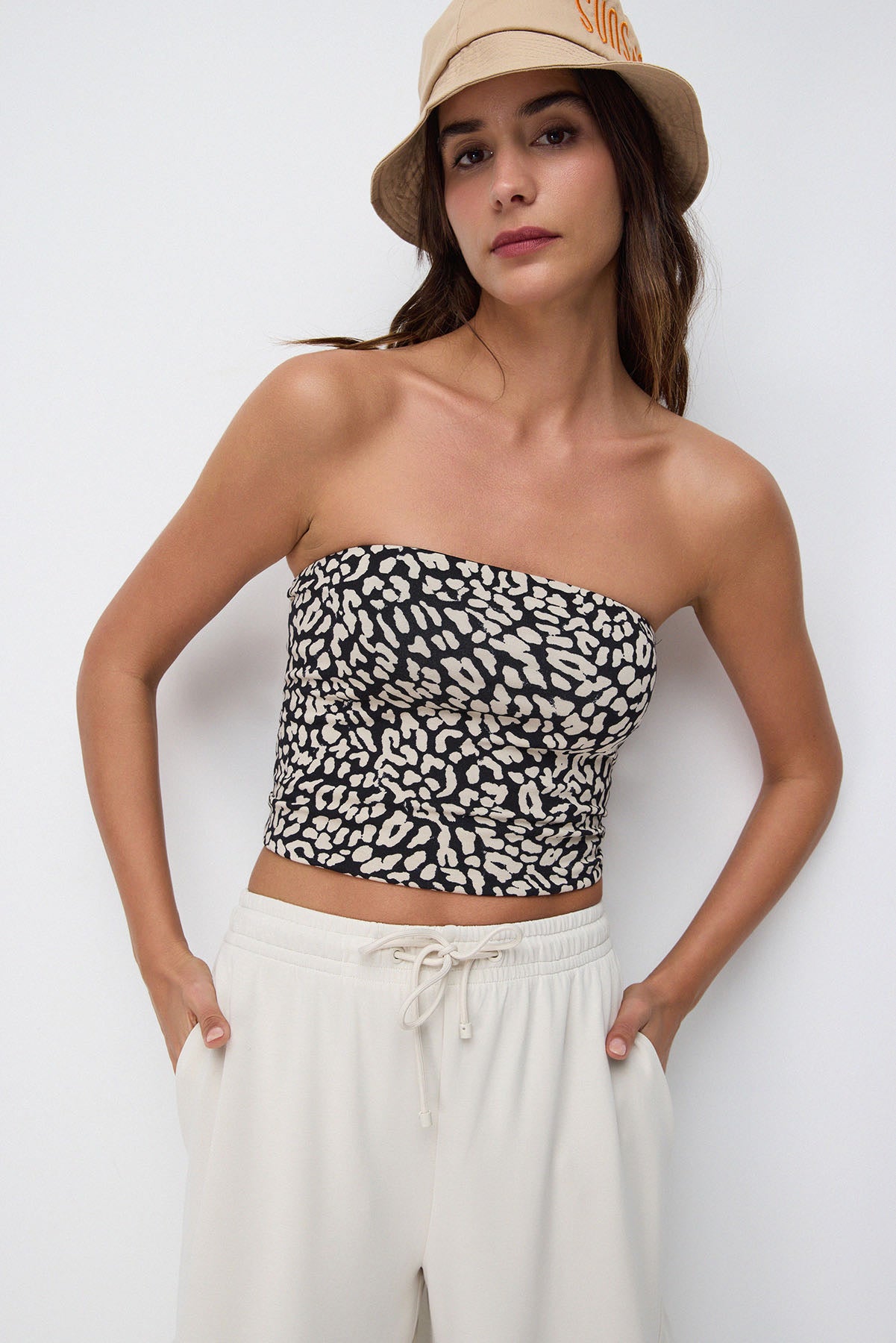 Leopar Desen Bandeau